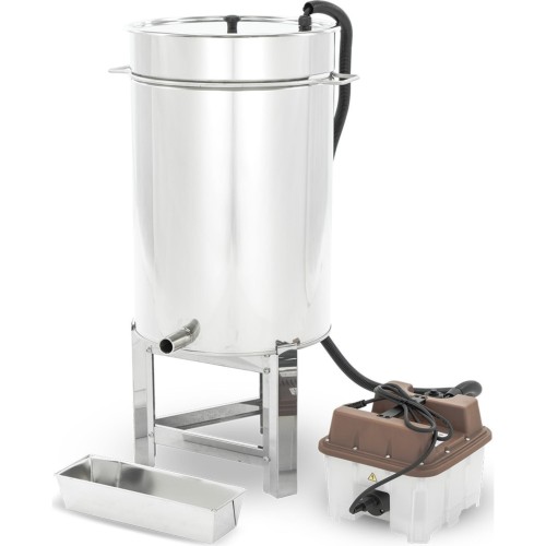 TOPIARKA do wosku 230V na bazie odstojnika nierdzewnego 70L wytwornica