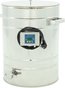 Odstojnik nierdzewny 70l z płaszczem grzewczym i zaworem nierdzewnym 6/4"