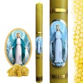 Świeca Gromnica 3 x 33 cm - Matka Boża Niepokalana
