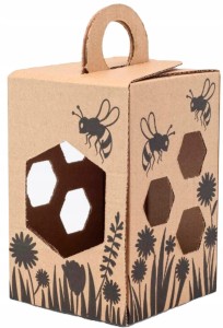 Pudełko ozdobne kartonowe na 1 słoiki 350-500 ml