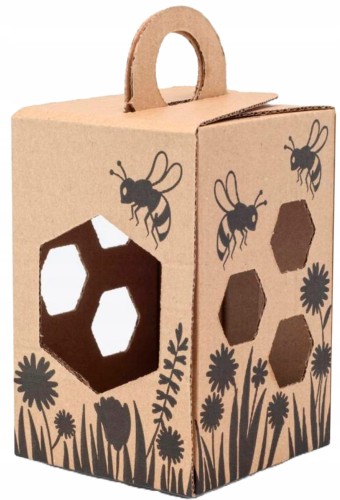 Pudełko ozdobne kartonowe na 1 słoiki 350-500 ml