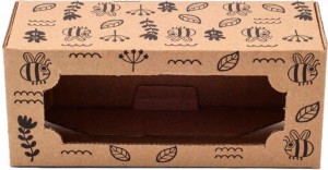 Pudełko ozdobne kartonowe na 3 słoiki 35 ml