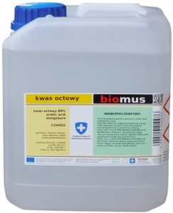 Esencja octowa - Kwas Octowy 80% - 5L