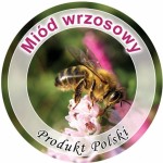 Etykiety mini okrągłe - Miód wrzosowy