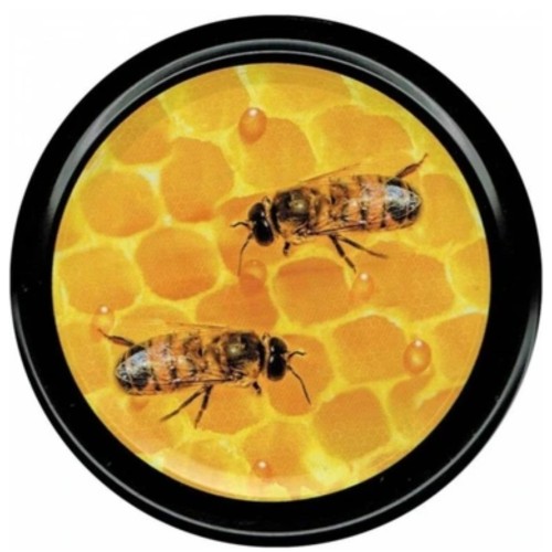 82/6 - Plaster miodu z czarną obwódką