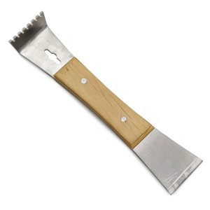 Dłuto pasieczne nierdzewne ze skrobakiem w oprawie