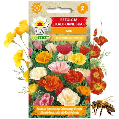 ESZOLCJA KALIFORNIJSKA MIX Roślina miododajna 1 g