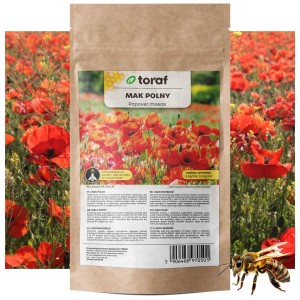 MAK POLNY CZERWONY Roślina miododajna 100 g