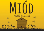 Tablica reklamowa duża - Miód prosto z pasieki