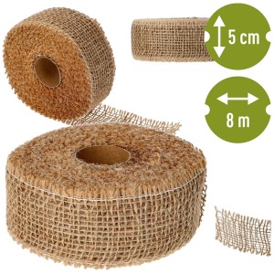 Taśma jutowa 5 cm / 8 m