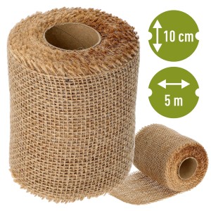 Taśma jutowa 10 cm / 5 m 
