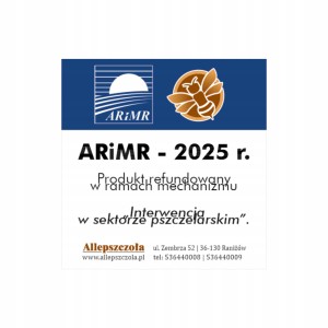 Naklejka na sprzęt refundowany - ARiMR 2025 kwadrat