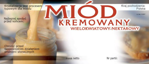 Miód kremowany wielokwiatowy