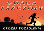 Tablica ostrzegawcza XL średnia - Uwaga pszczoły