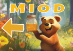 Tablica reklamowa XL średnia - Miód MIŚ