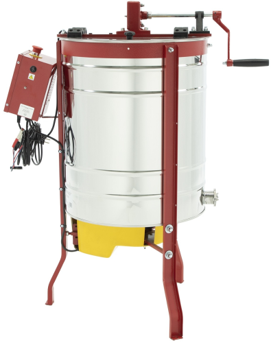 Miodarka diagonalna 4-ramkowa, WL, LN, Ø500mm, ręczno-elekt. 12V/230V