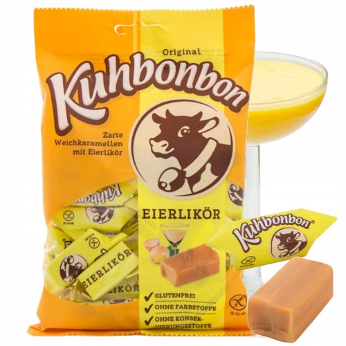 KRÓWKI Z LIKIEREM Eierlikor Kuhbobon BEZGLUTENOWE 200g