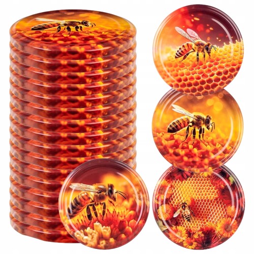 Nakrętka mała 66/4 - Pszczoły mix - 20 szt