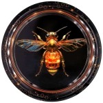 Nakrętka duża - Bursztynowa pszczoła 50 szt