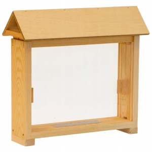 Ulik pokazowy demonstracyjny WIELKOPOLSKI, drewniany 1 ramkowy z plexi