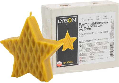 Forma silikonowa - Gwiazda ze wzorem