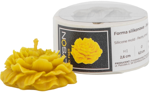 Forma silikonowa - Piwonia mała