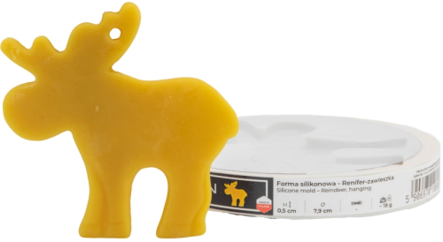 Forma silikonowa - Renifer zawieszka