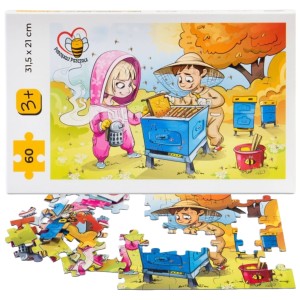 PUZZLE - W pasiece 60 el elementów