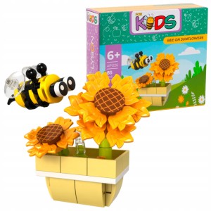 Zestaw Klocków - Klocki Pszczoła na słonecznikach 85 elementów