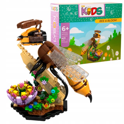 KLOCKI - PSZCZOŁA i mini łąka