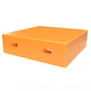 Daszek wysoki Wielkopolski / Ostrowskiej z wentylacją - pomarańczowy