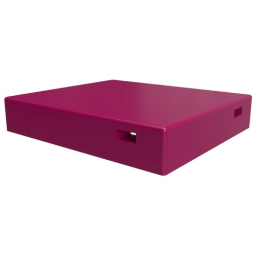 Daszek wysoki Dadant OPTIMA z wentylacją, malowany RÓŻOWY CIEMNY