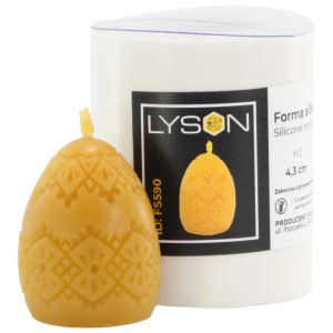 FORMA SILIKONOWA do świec - Jajeczko zdobione