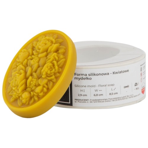 Forma silikonowa - Kwiatowe mydełko