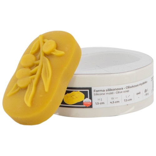 Forma silikonowa - Oliwkowe mydełko