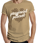 Koszulka Przyjaciel Pszczół Beż