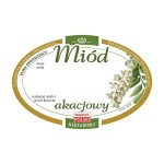 Etykieta - Miód akacjowy korona