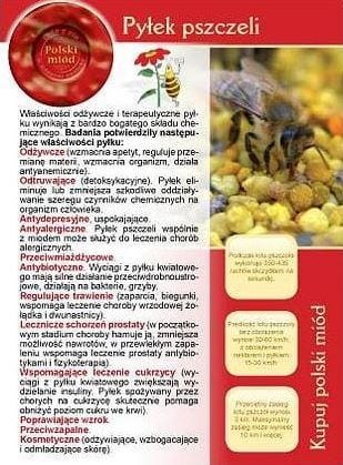Broszura - Pyłek pszczeli