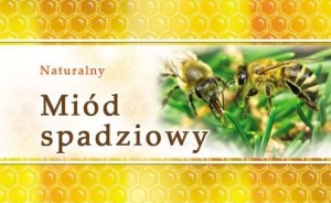 Etykiety mini na miód spadziowy