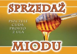Naklejka reklamowa "pszczele cuda"