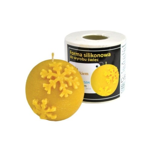 Forma sylikonowa Kula z płatkiem śniegu