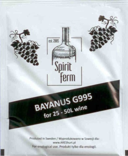Drożdże BAYANUS G995 10 g