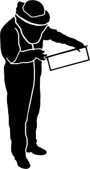 Naklejka samochodowa Pszczelarz NS-014