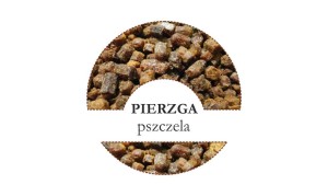 Etykiety Pierzga pszczela 24szt - fi 4 cm - WZ1