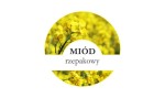 Etykiety miód rzepakowy 24szt - fi 4 cm - WZ1