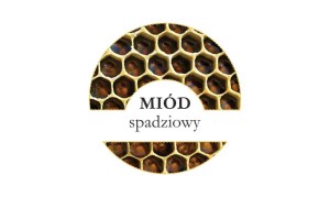 Etykiety miód spadziowy 24szt - fi 4 cm - WZ1