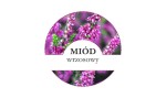 Etykiety miód wrzosowy 24szt - fi 4 cm - WZ1