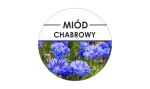 Etykiety miód chabrowy 24szt - fi 4 cm - WZ2