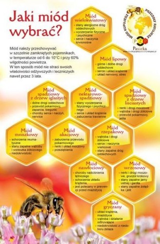 Ulotka "Jaki miód wybrać"