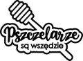 Naklejka samochodowa Pszczelarze są wszędzie NS-019